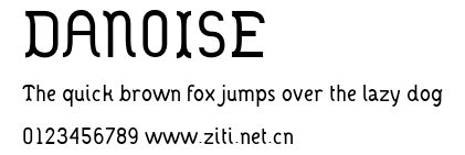 DANOISE.ttf字體轉換器圖片
