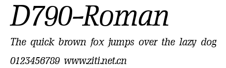 D790-Roman.ttf字體轉換器圖片