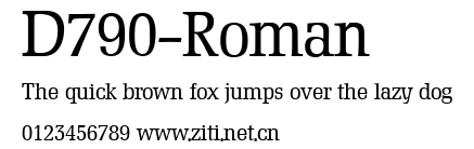 D790-Roman.ttf字體轉換器圖片