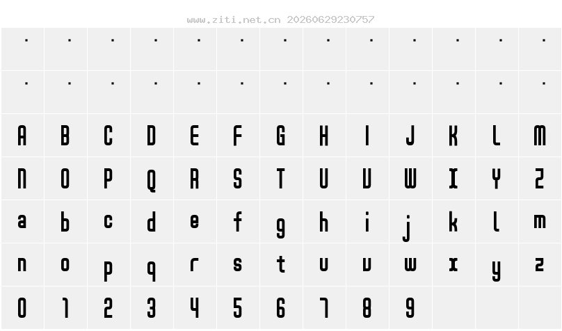 字符映射圖
