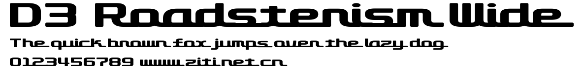 D3 Roadsterism Wide.ttf