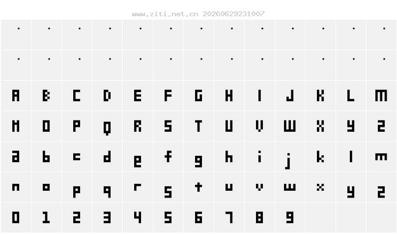 字符映射圖