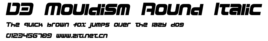 D3 Mouldism Round Italic.ttf