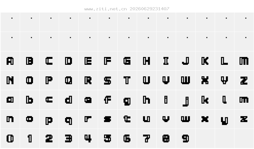 字符映射圖