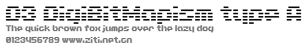 D3 DigiBitMapism type A.ttf