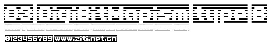 D3 DigiBitMapism type B.ttf