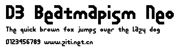 D3 Beatmapism Neo.ttf字體轉換器圖片