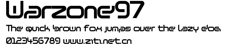 Warzone97.ttf字體轉換器圖片