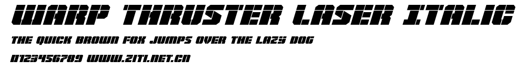 Warp Thruster Laser Italic.ttf