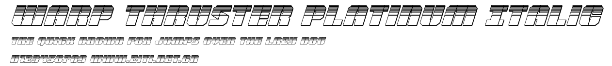Warp Thruster Platinum Italic.ttf