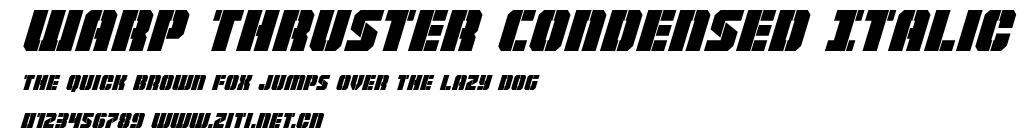 Warp Thruster Condensed Italic.ttf