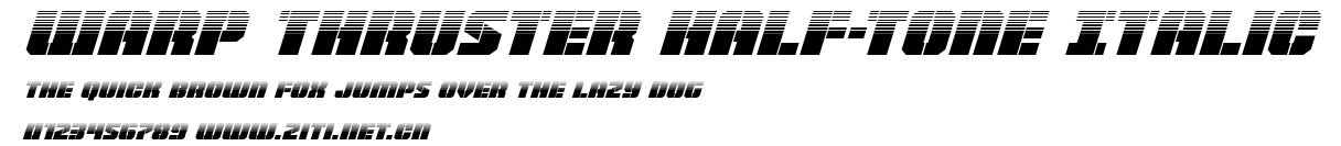 Warp Thruster Half-Tone Italic.ttf