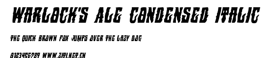 Warlock's Ale Condensed Italic.ttf