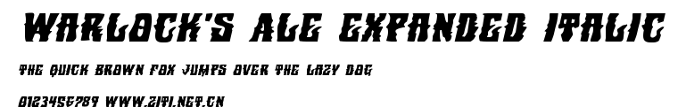 Warlock's Ale Expanded Italic.ttf