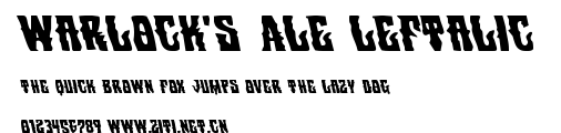 Warlock's Ale Leftalic.ttf