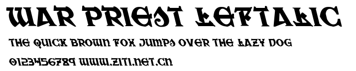 War Priest Leftalic.ttf