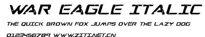 War Eagle Italic.ttf