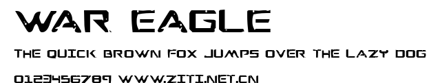 War Eagle.ttf字體轉換器圖片