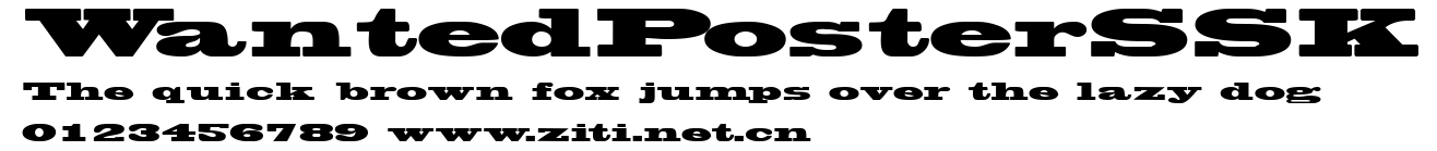 WantedPosterSSK.ttf