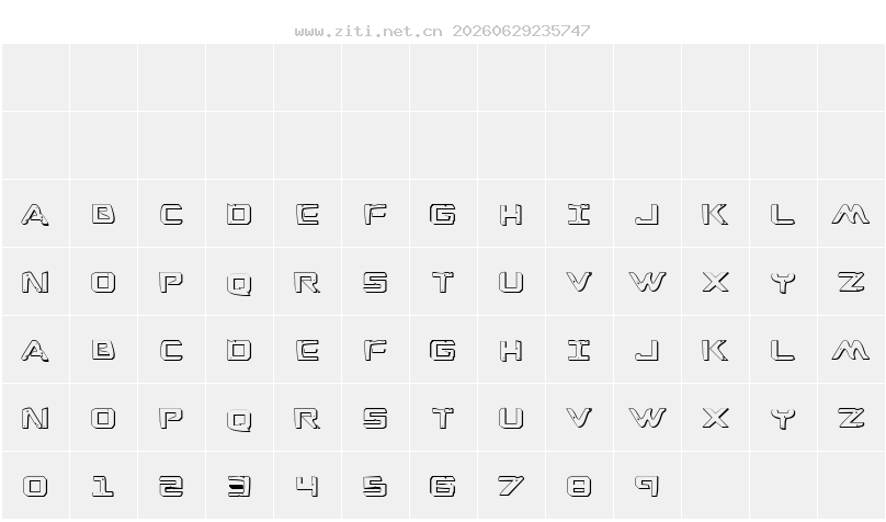 字符映射圖