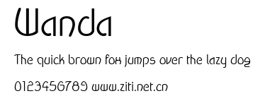 Wanda.ttf字體轉換器圖片