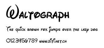 Waltograph.otf字體轉換器圖片