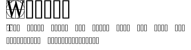 Walrod.ttf字體轉換器圖片