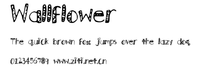 Wallflower.ttf字體轉換器圖片