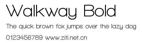Walkway Bold.ttf字體轉換器圖片
