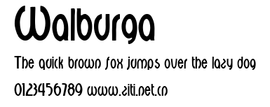 Walburga.ttf字體轉換器圖片