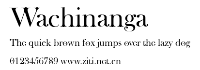 Wachinanga.ttf字體轉換器圖片