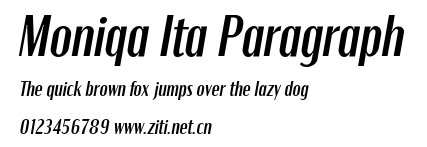 Moniqa Ita Paragraph.otf字體轉換器圖片