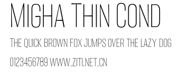 Migha Thin Cond.otf