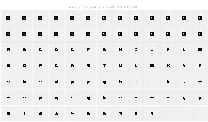字符映射圖