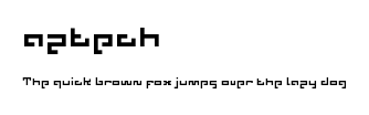 aztech.ttf字體轉換器圖片