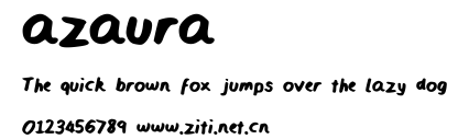 azaura.ttf字體轉換器圖片