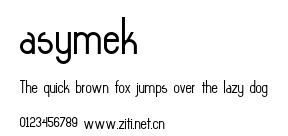 asymek.ttf字體轉換器圖片