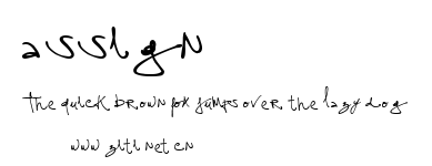 assign.ttf字體轉換器圖片
