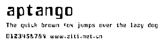 aptango.ttf字體轉換器圖片