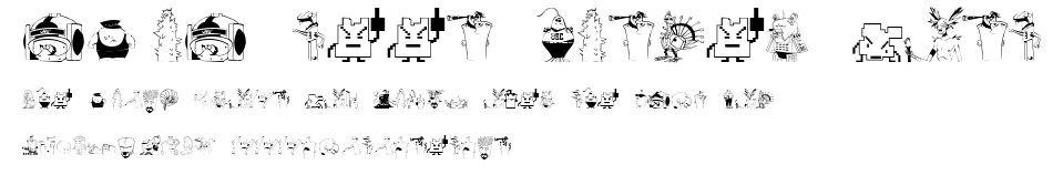 aqua teen hunger font.ttf字體轉換器圖片