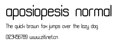 aposiopesis normal.otf字體轉換器圖片