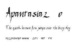 Apantasia2.0.ttf字體轉換器圖片