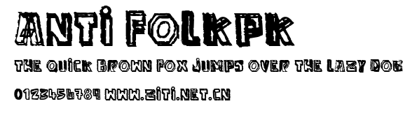 anti folkpk.ttf字體轉換器圖片