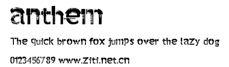 anthem.ttf字體轉換器圖片