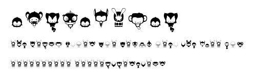 animal_kai.ttf字體轉換器圖片