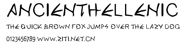 ancientHellenic.ttf字體轉換器圖片