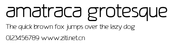 amatraca grotesque.ttf字體轉換器圖片
