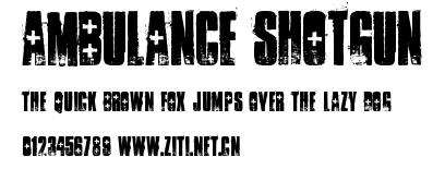 ambulance shotgun.ttf字體轉換器圖片