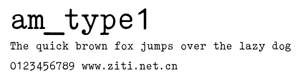 am_type1.ttf字體轉換器圖片