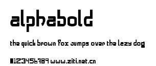 alphabold.ttf字體轉換器圖片